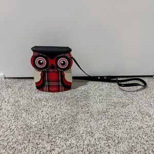 Kate Spade Plaid Owl Crossbody Bag